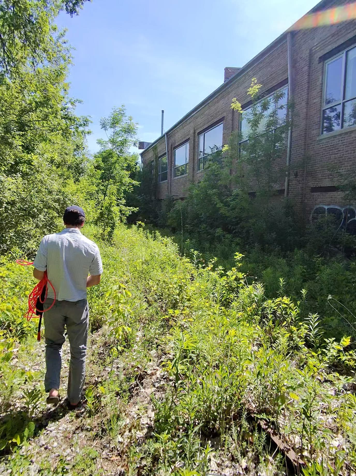 heading to the next job